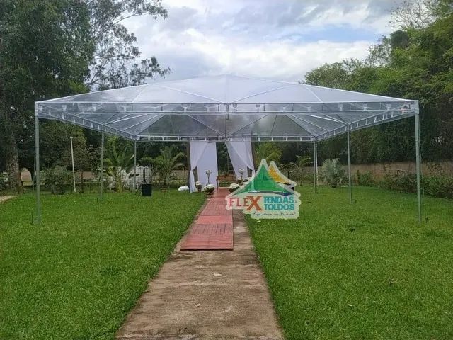 Locação de tenda transparente (cristal) - Foto 2