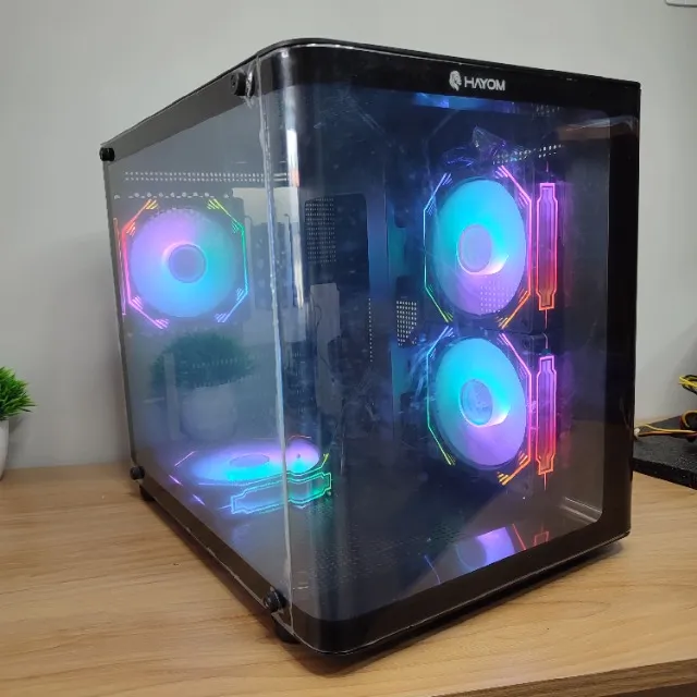 Gabinete Gamer Aquário HAYOM GB1798 4 Fans