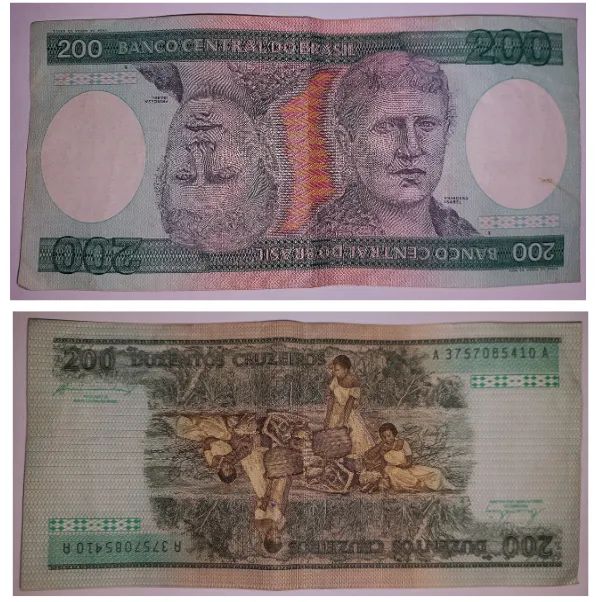 Cédula 200 Cruzeiros  - Brasil