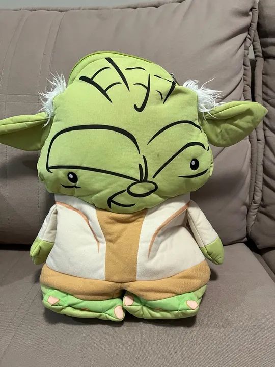 Mochila Pelúcia Yoda Star Wars - Foto 2