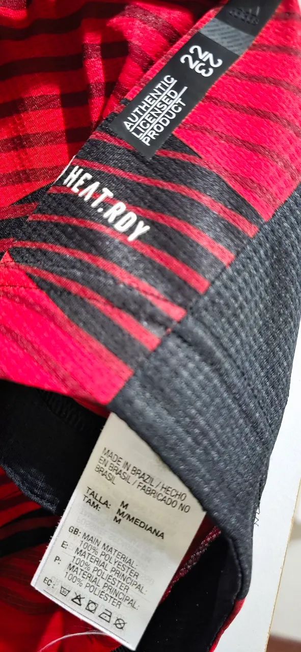 Camisa flamengo Willian Arão de jogo 2022 M adidas  - Foto 4