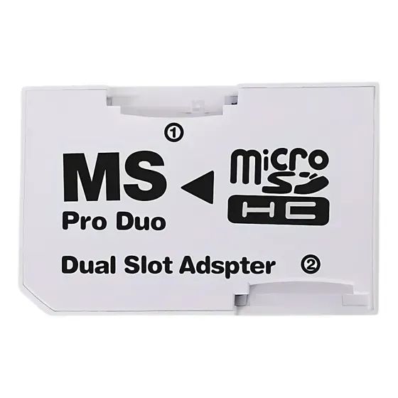 Dual Slot Memory Stick to Micro SD Card Adapter64396659099649120