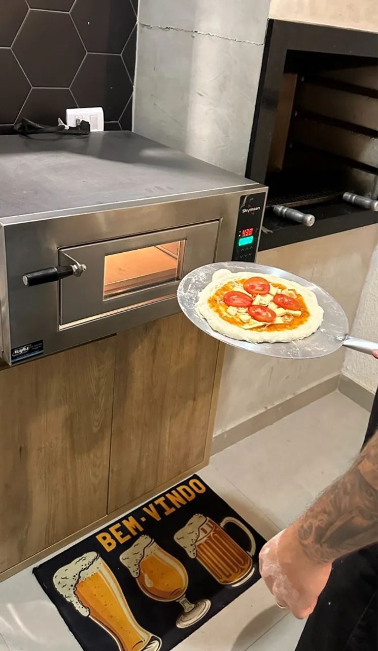 FORNO DE LASTRO PARA PIZZA - DIGITAL | 3.300 W | 220 V