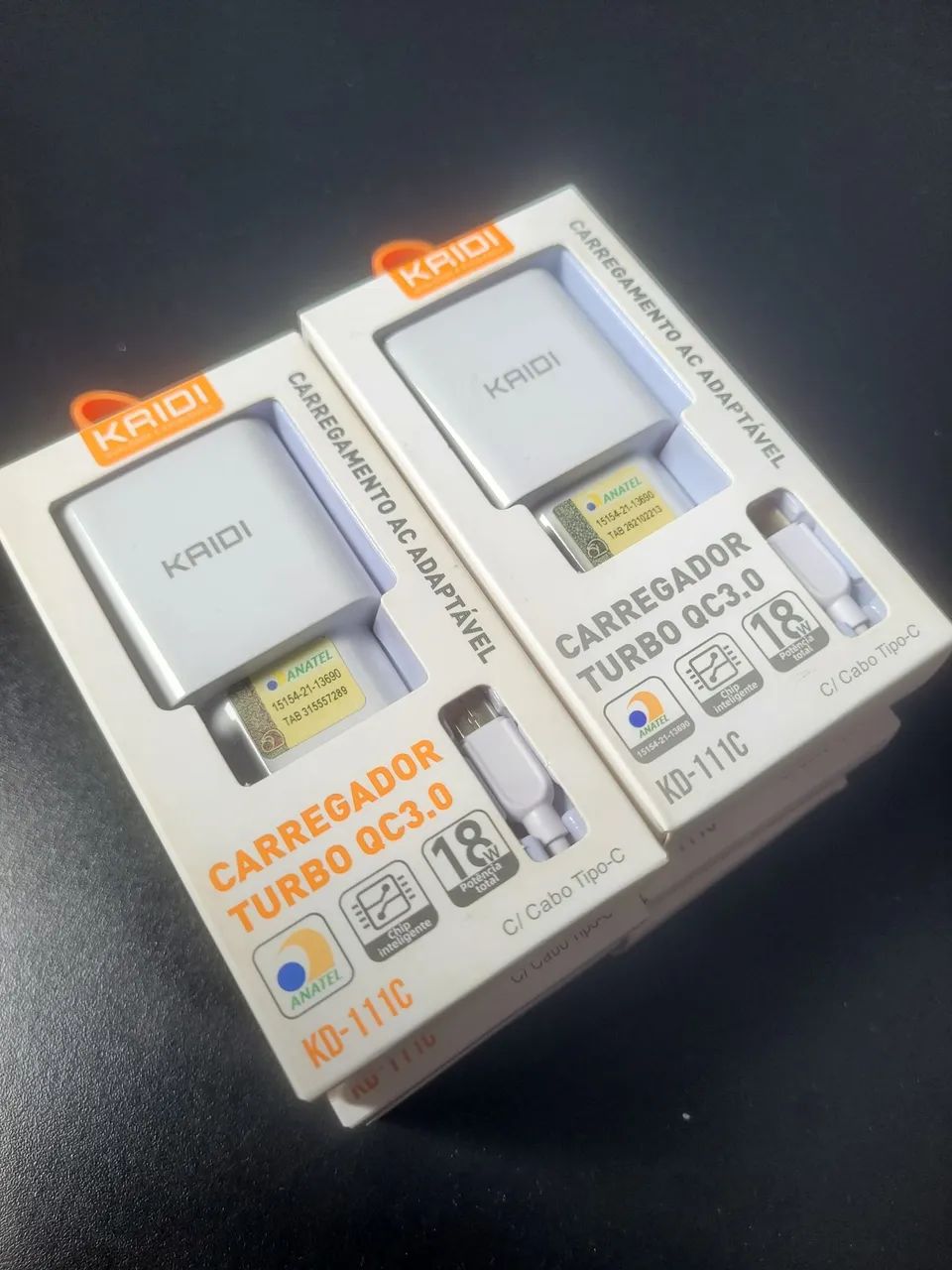 Carregador Tipo C Kaidi KD-111C - Rápido, Seguro e Eficiente - Foto 5