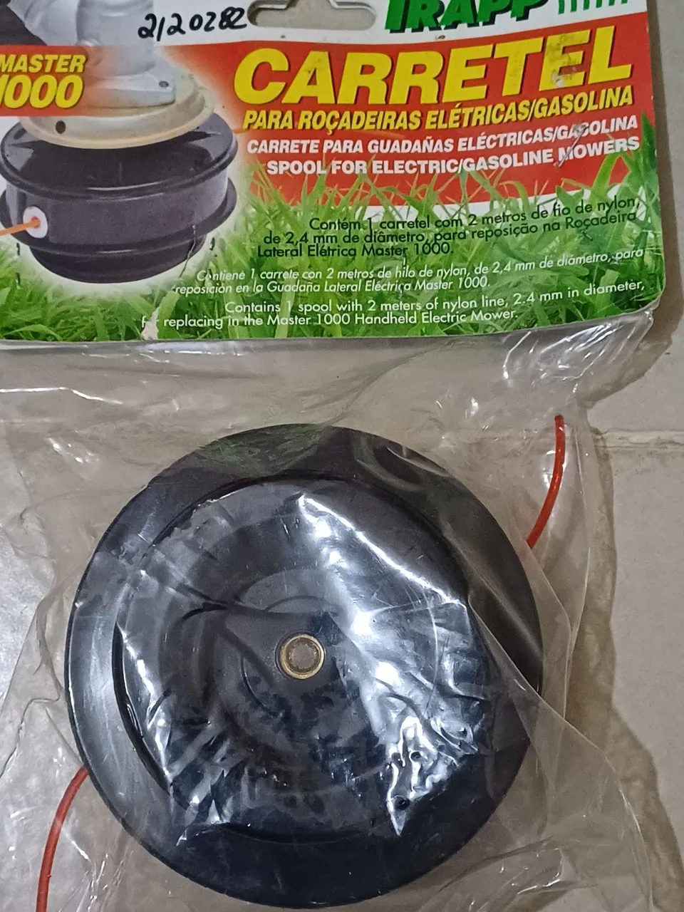 Carretel de Nylon para Roçadeira Elétrica/Gasolina Trapp Master 1000