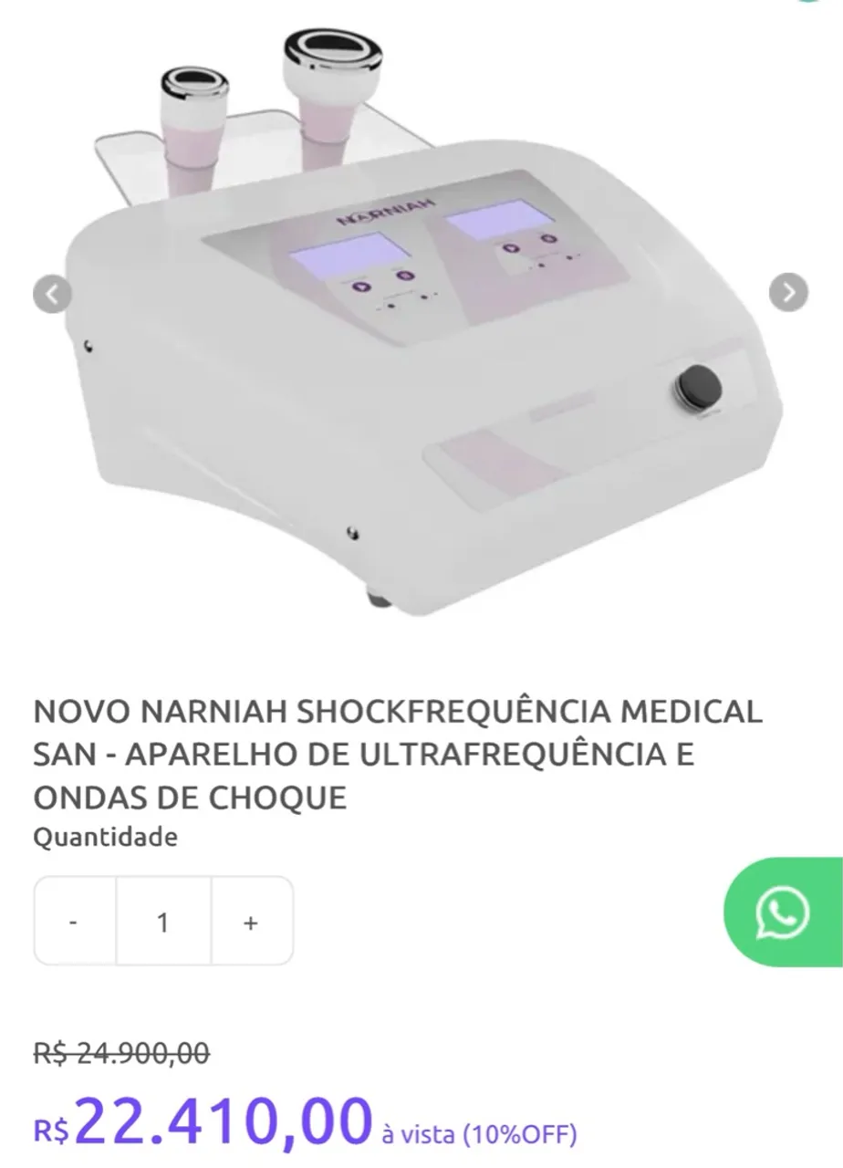 Aparelho para Tratamento estético