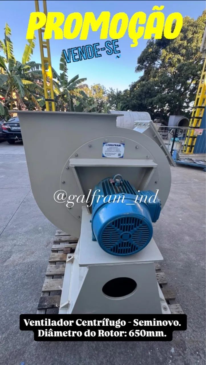 Ventilador Centrífugo Seminovo - Promoção - Foto 3