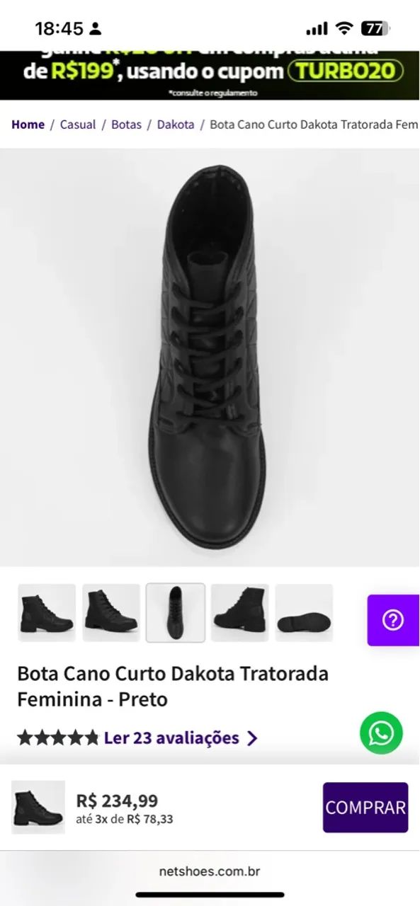 Bota tratorada R$150 - Foto 3