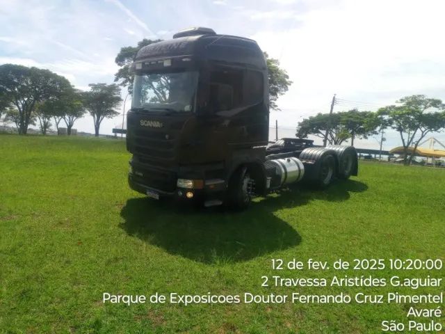 Scania 124 R420 Highiline 6x2 Preto - Foto 10