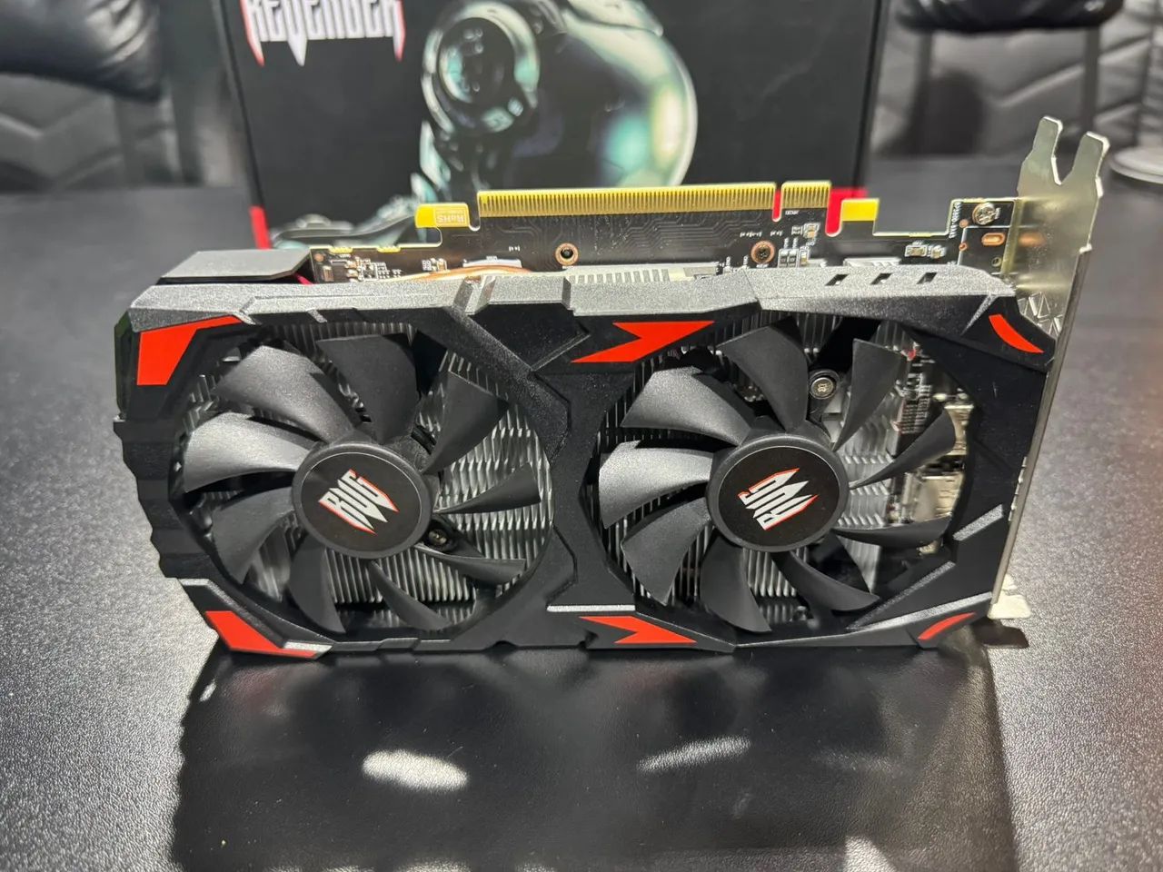 Placa de vídeo AMD Rasdeon RX 580 8gb<br><br>Placa funcionando perfeitamente - Foto 4