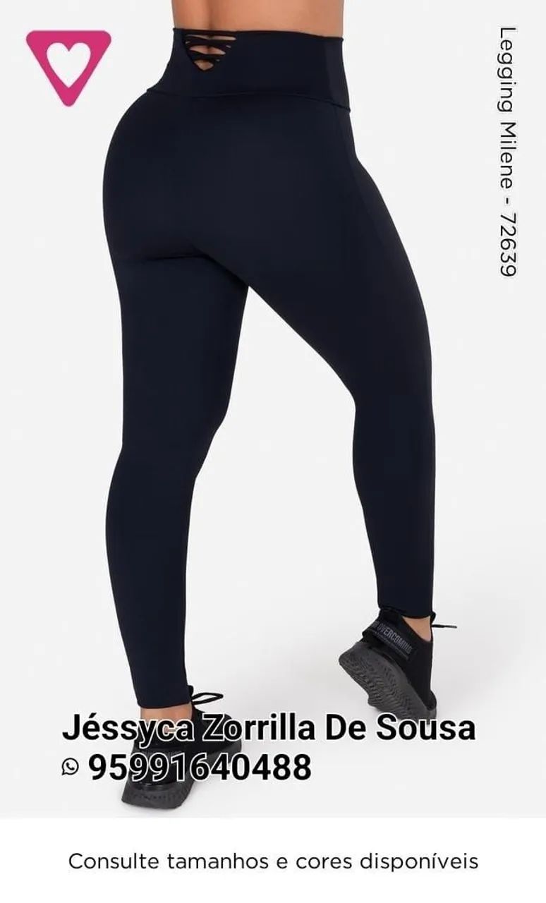 Legging Milene Preta - Romance - Foto 3