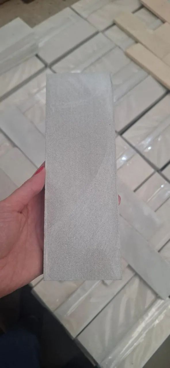 Tijolinho brick cinza mesclado SALDO - Cobre 1,2m² - Foto 2