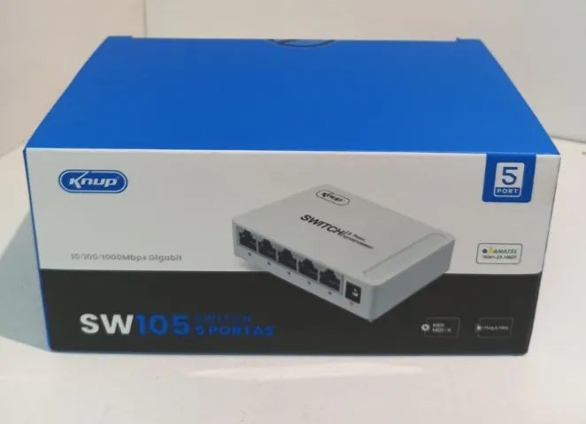 5-Port Gigabit Network Switch Hub 1000Mbps RJ45 Dual Voltage LAN64529516220162120