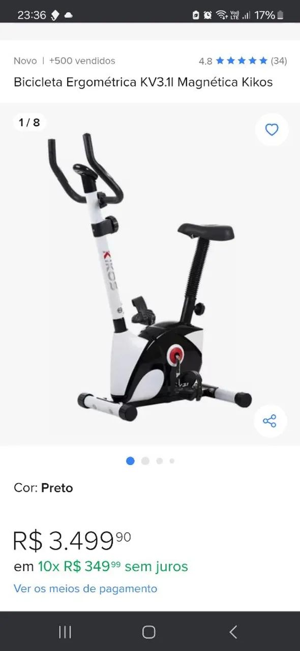 Bicicleta Ergométrica KV3.11 Magnética Kikos