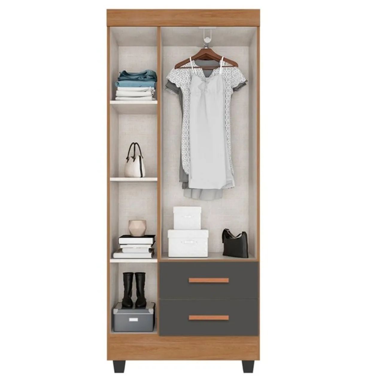 Oferta guarda roupa de solteiro montagem e entrega grátis  - Foto 2
