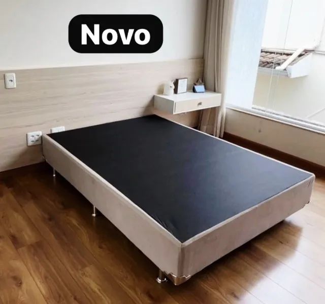 Cama box casal suporte 