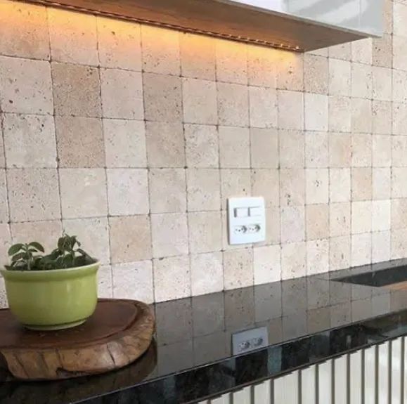 Revestimento Travertino - Bege Claro importado Romano