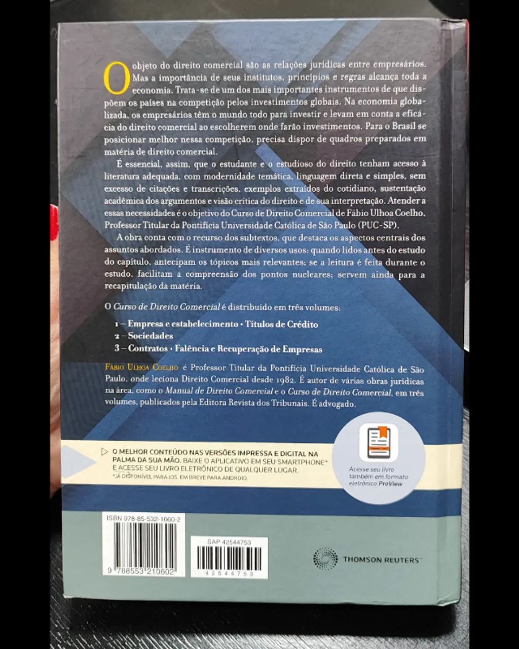 Livro: Curso De Direito Comercial - Vol 1 - 22a Edição Coelho - Foto 2