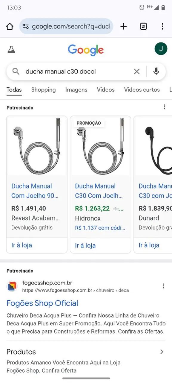 Ducha higiênica Docol C30 - Foto 3