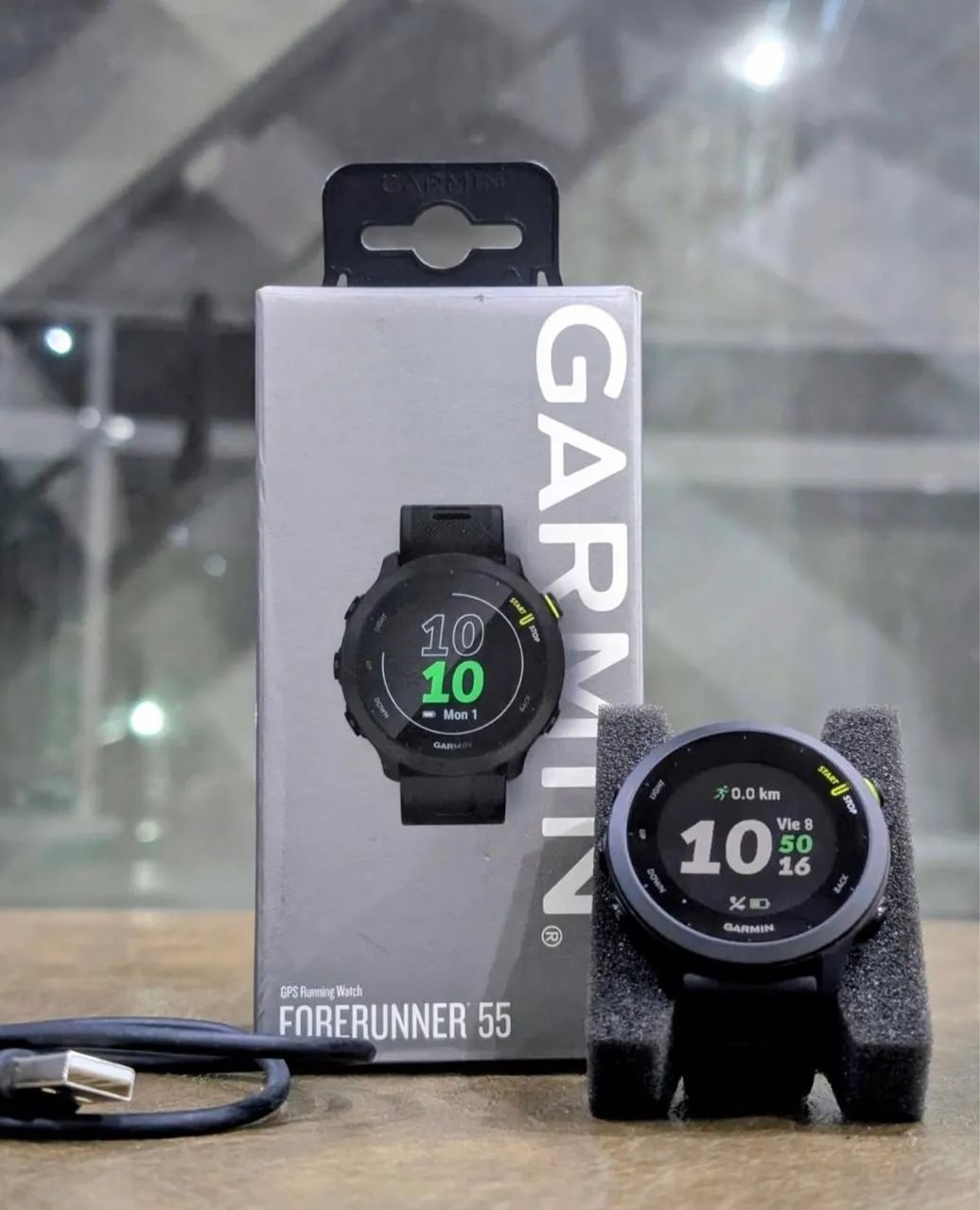 Smartwatch Garmin Forerunner 55 Preto 