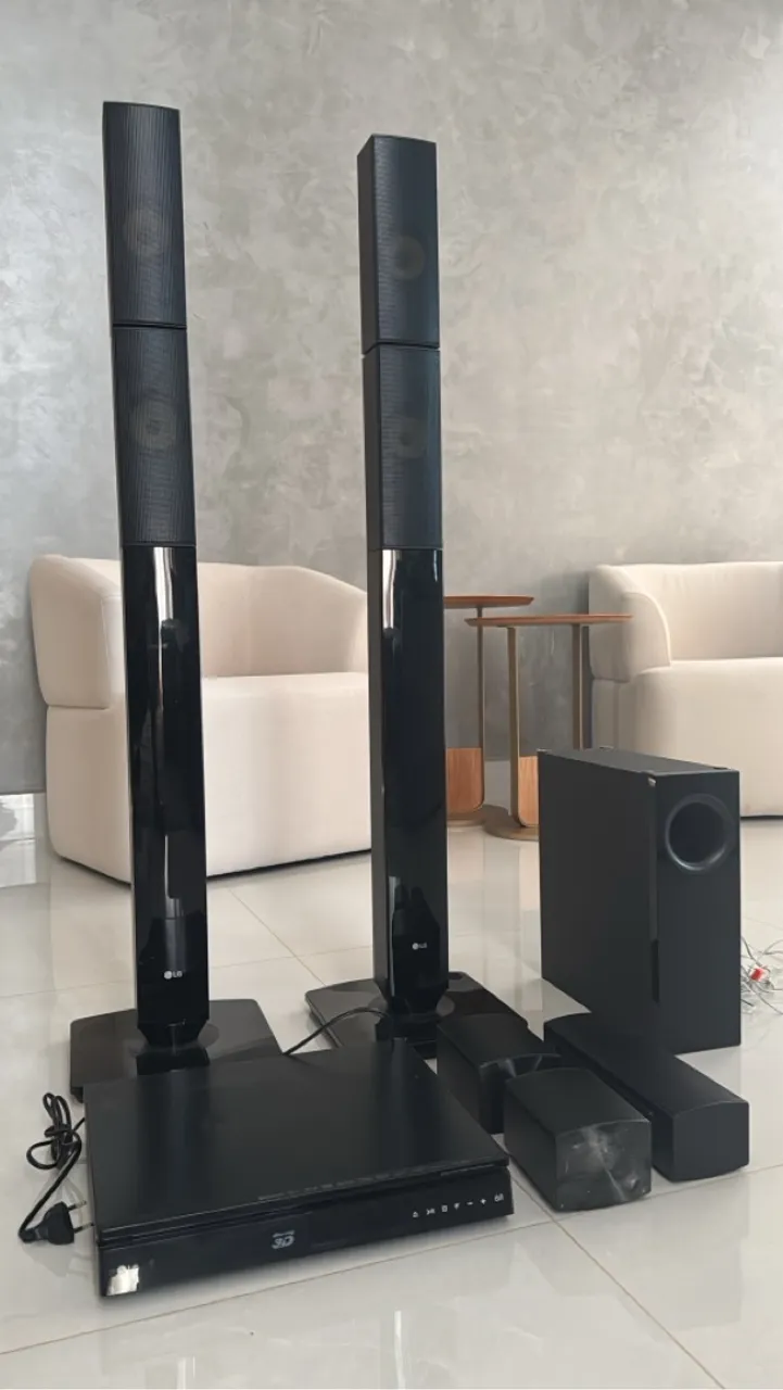 Home Theater LG 3D - Sistema de Som Completo