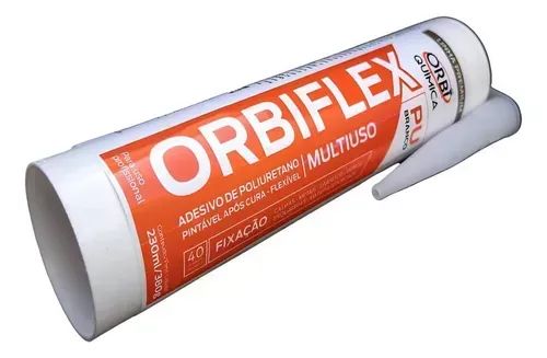 ADESIVO SELANTE PU40 ORBIFLEX USO GERAL BRANCO 380G - Foto 4