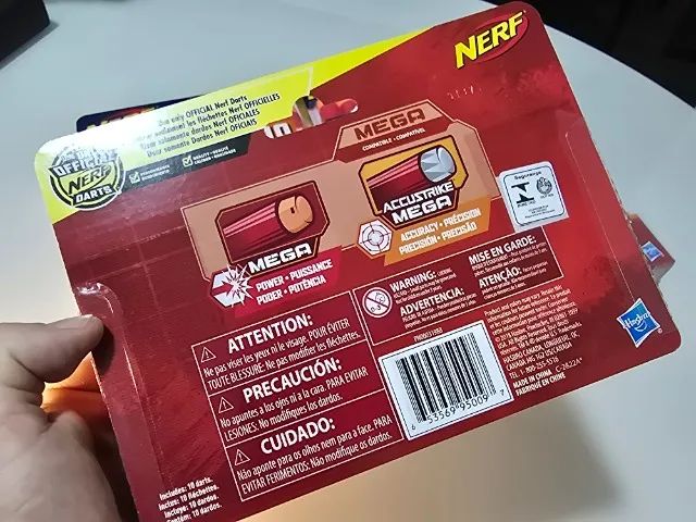 Refil Dardos Nerf Nstrike Mega Series - Original Hasbro ( 10 dardos ) - Foto 3