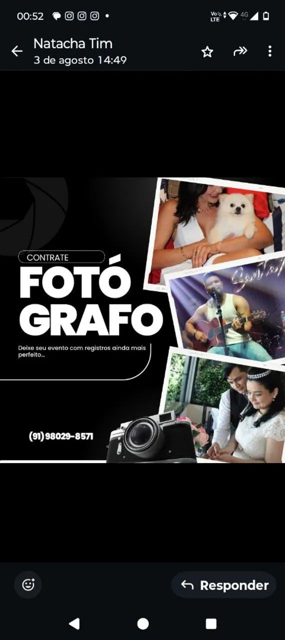 Fotógrafo Profissional 