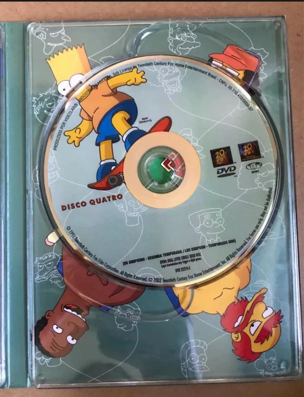 Box Simpsons Segunda Temporada Completa 4 Dvd 22 Episódios coleção  - Foto 4