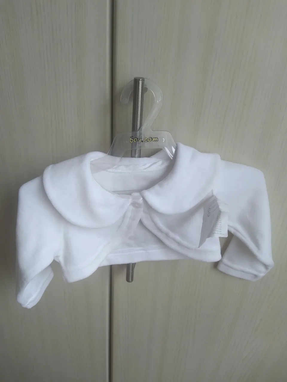 Bolero branco/ preto/ rosa plush MG 1 e 2