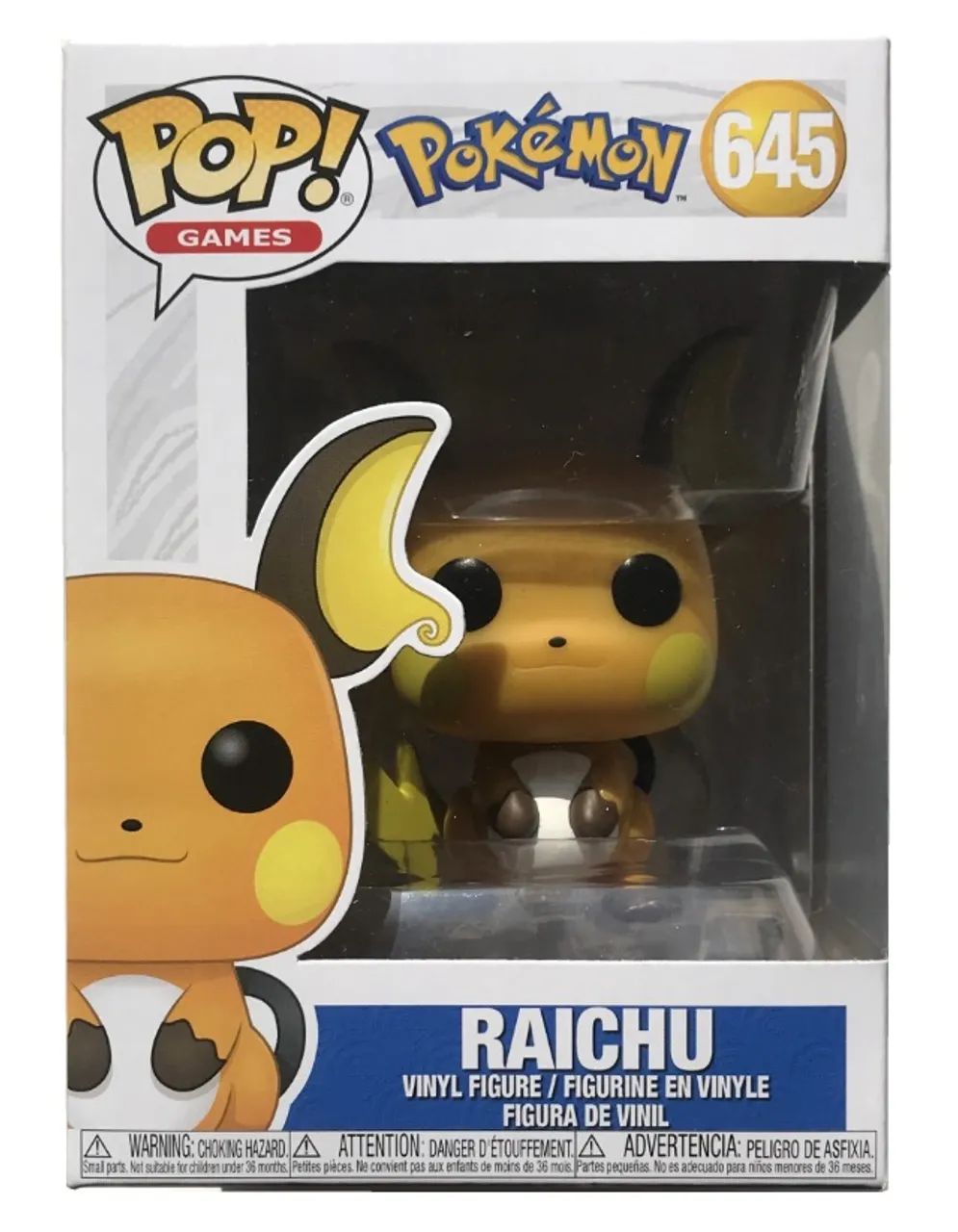 Boneco Funko Pop! Games Pokémon Raichu 645 Original 