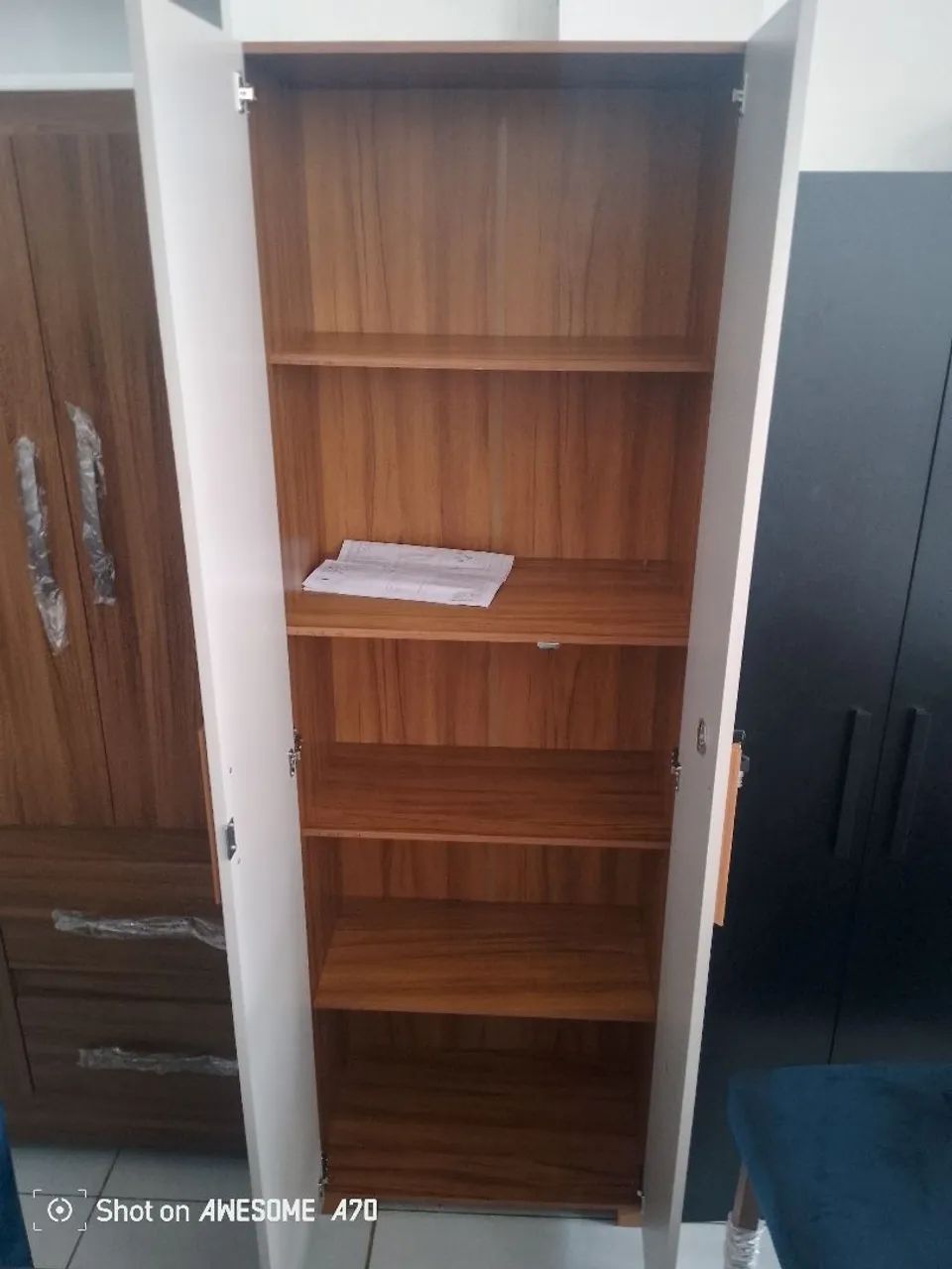 Armário multiuso com 4 prateleiras entrega/montagem grátis  - Foto 2