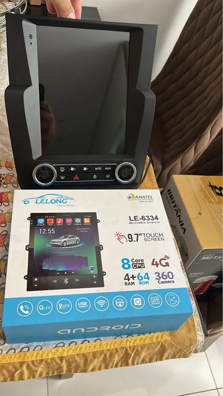 Multimidia Tesla C4 Lounge Android 14 64gb 8core 9,7p Voz 4g - Foto 2