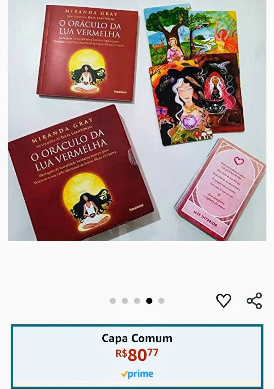 Cartas de Oráculo da Lua Vermelha - Nova - Foto 2
