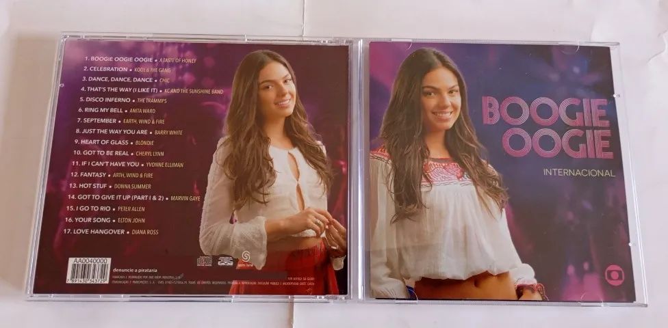 CD Trilha Novela Boogie Oogie Internacional Original