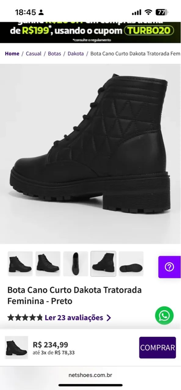 Bota tratorada R$150 - Foto 2