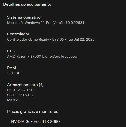 Computador gamer Rtx 2060