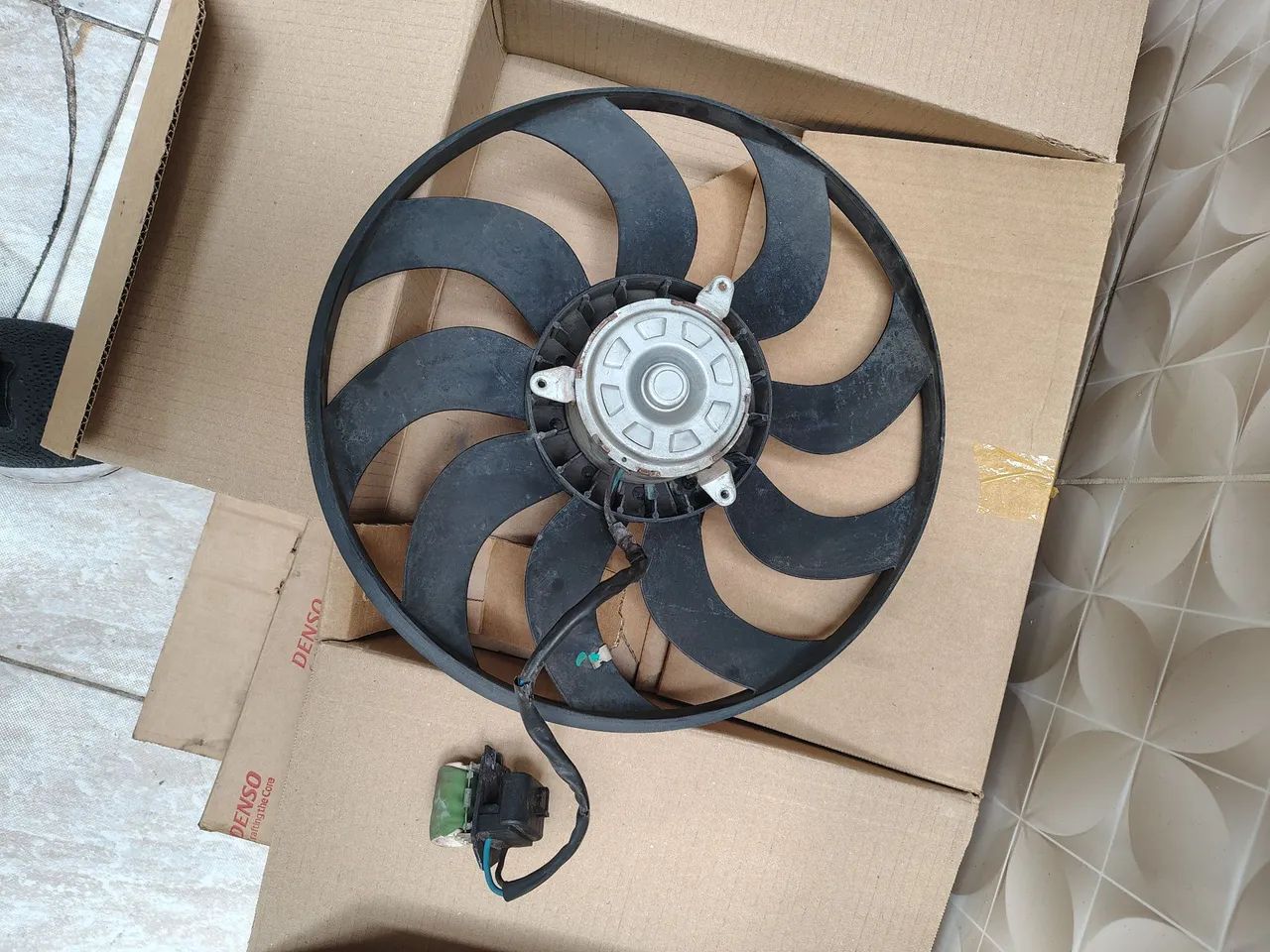 Ventilador do radiador para carro