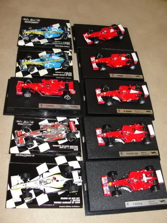 Formula 1 miniatura de todos os carros 1:43 - Foto 3