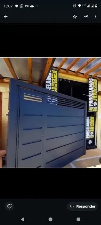 Swing Gate with Social Feature, 300x235 cm.