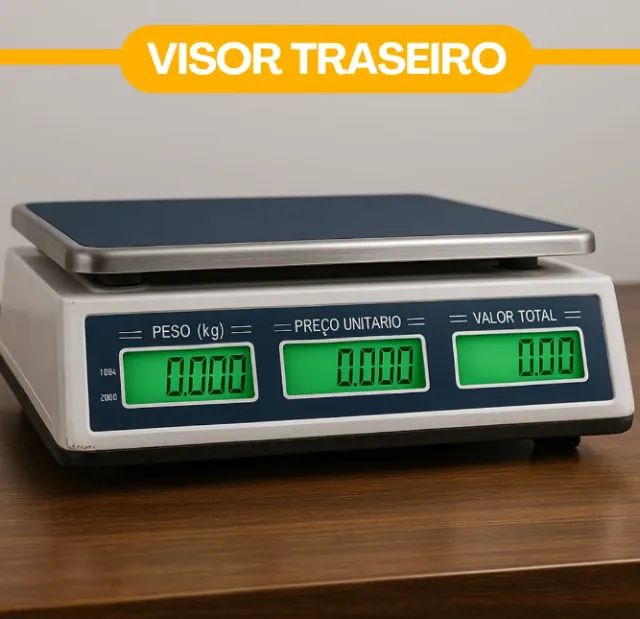 Balança Digital Profissional Alta Precisão Até 40 Kg   - Foto 4