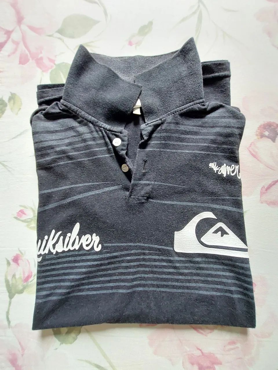 Camisa Polo Quiksilver, tamanho M.