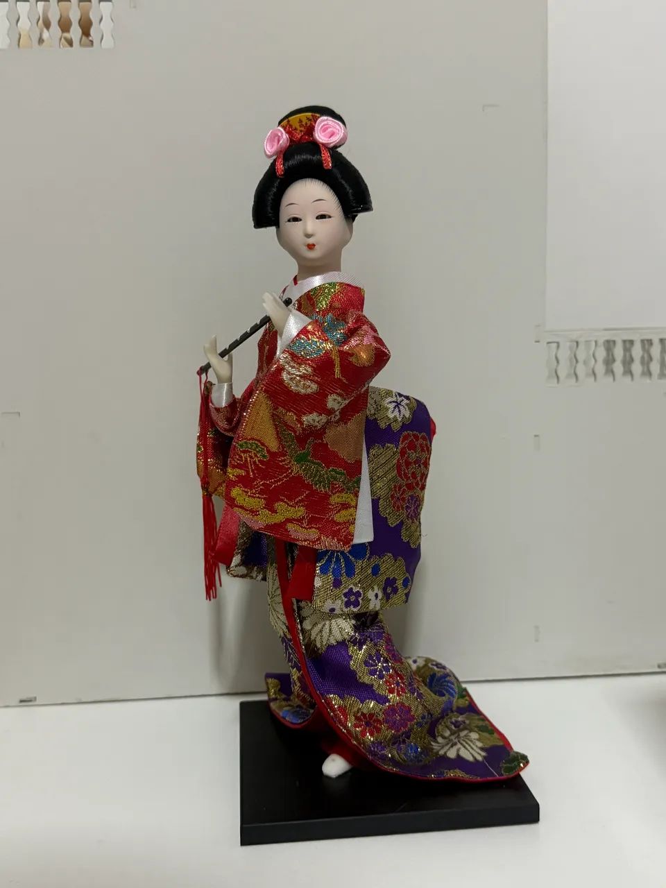 Boneca Gueixa Japonesa artesanal - Foto 3
