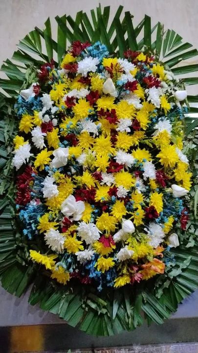 Coroa de flores naturais  - Foto 4