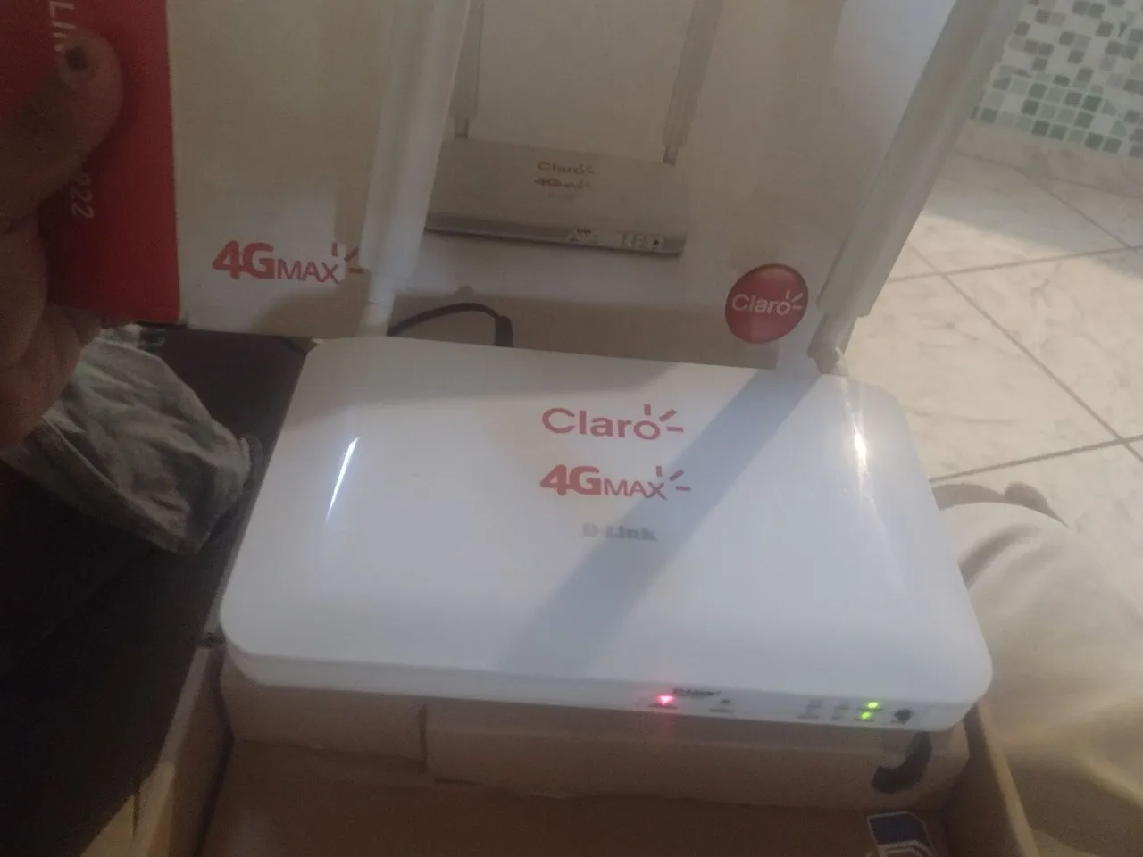 Roteador 4GMax Claro D-Link novo desbloqueado aceito ofertas