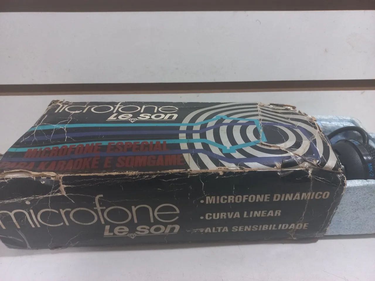 Microfone antigo Leson MK-2 para Karaokê  - Foto 4