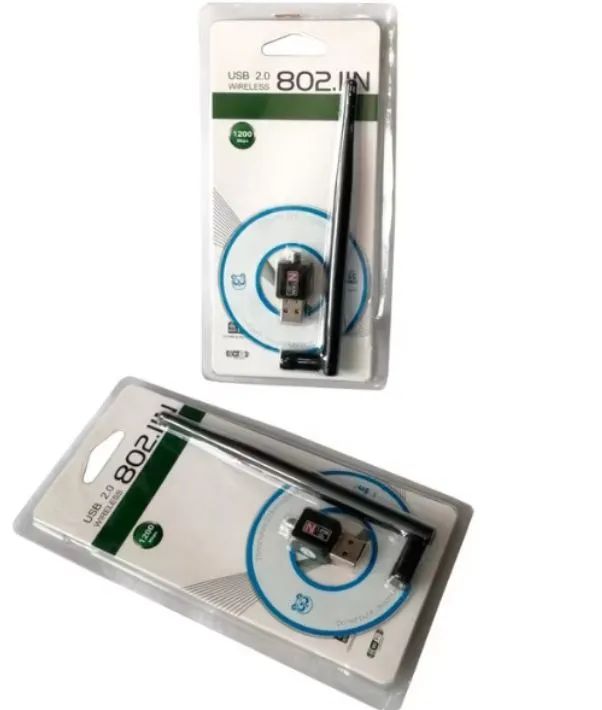 Adaptador Wi-Fi USB 802.11n 1200Mbps com Antena - Foto 2