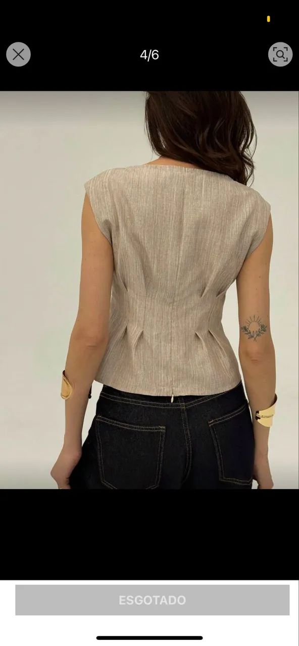 Blusa Bege PP65562812533763121