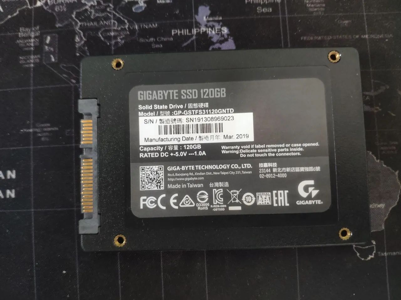 SSD Gigabyte 120GB64308007234691121