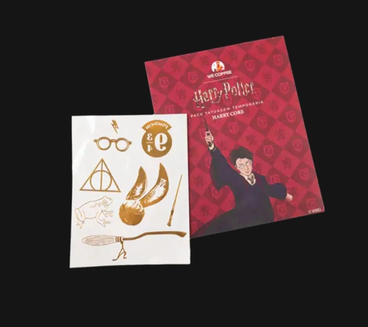 Tatuagens temporárias Harry Potter (We Coffee)